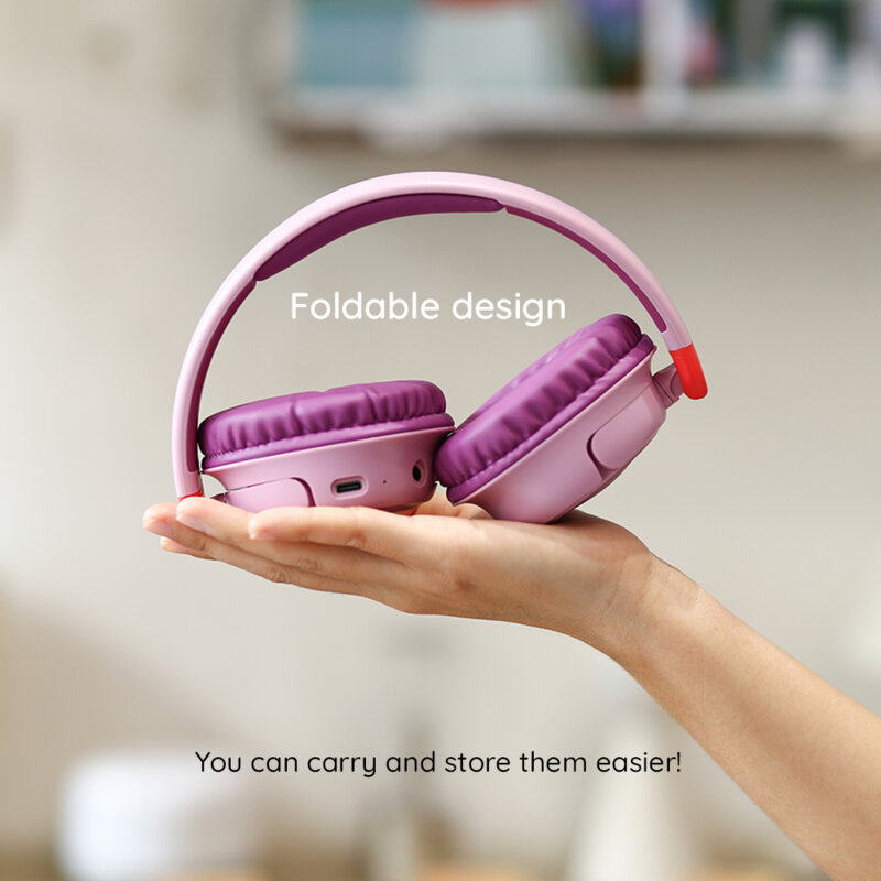 Casti wireless on-ear Jack 3.5mm, card TF Hoco W43, albastru