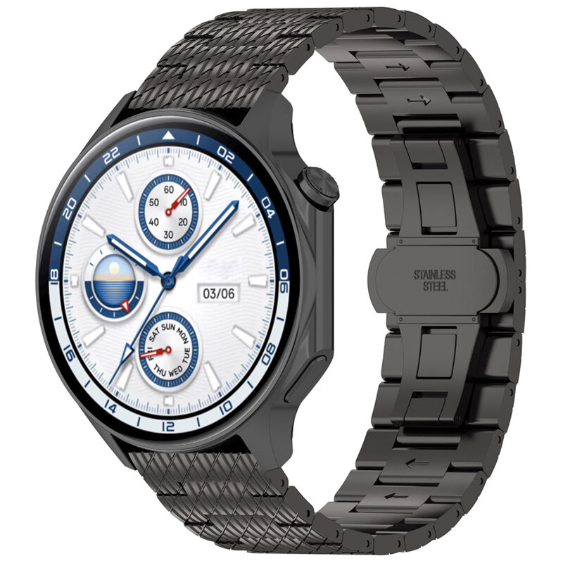 Curea premium Mobvoi TicWatch GTH Pro Techsuit, negru, W052