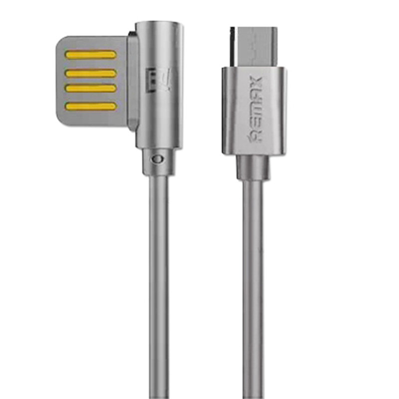 Cablu de date Micro USB Remax Rayen - Gri