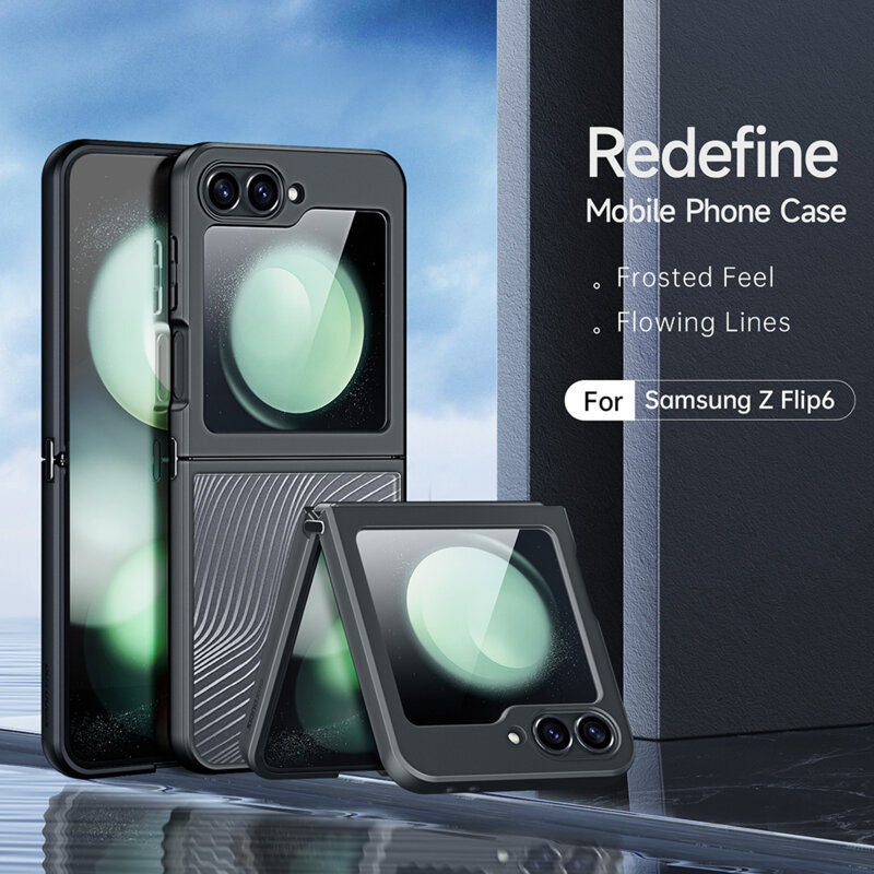 Husa Samsung Galaxy Z Flip6 Dux Ducis Aimo, negru