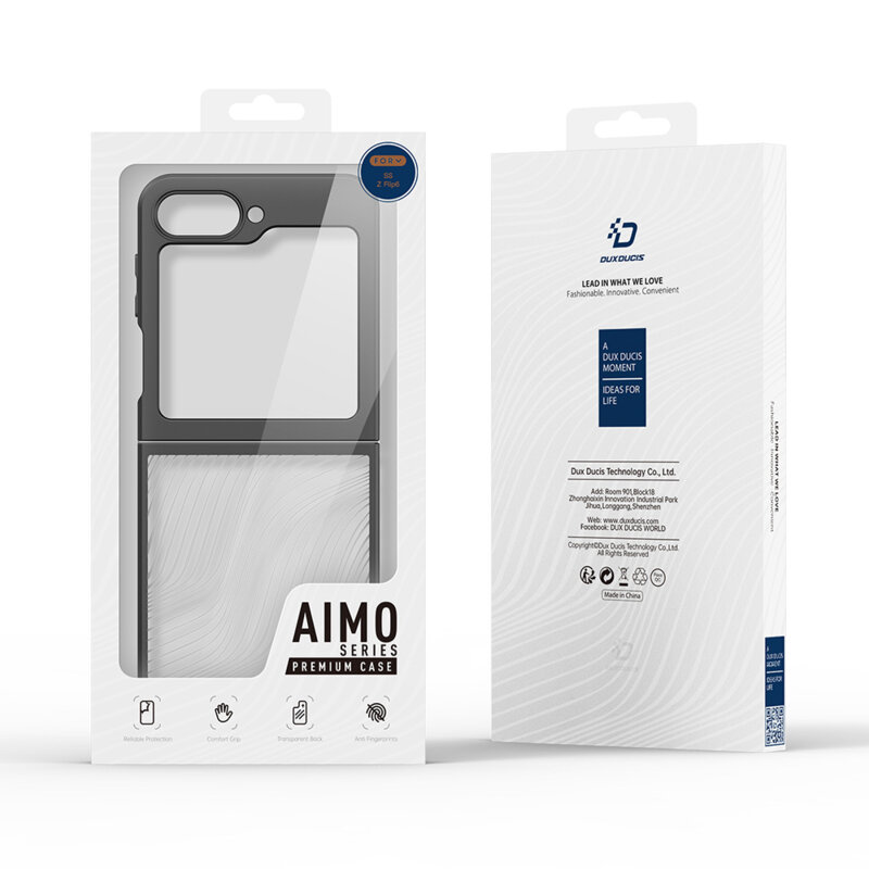 Husa Samsung Galaxy Z Flip6 Dux Ducis Aimo, negru