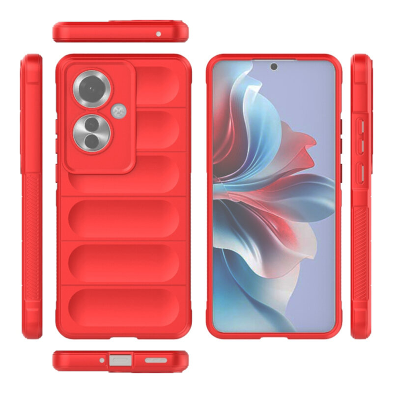 Husa Oppo Reno11 F Techsuit Magic Shield, rosu