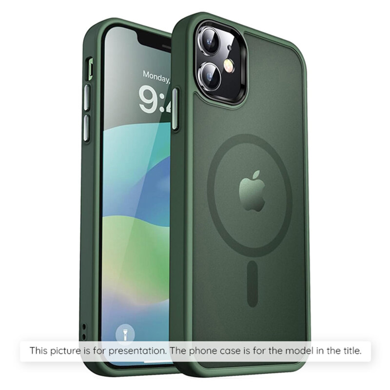 Husa iPhone 7 Plus Techsuit HaloFrost Series, verde inchis