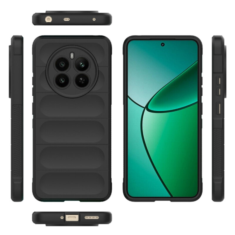 Husa Realme 12+ Techsuit Magic Shield, negru