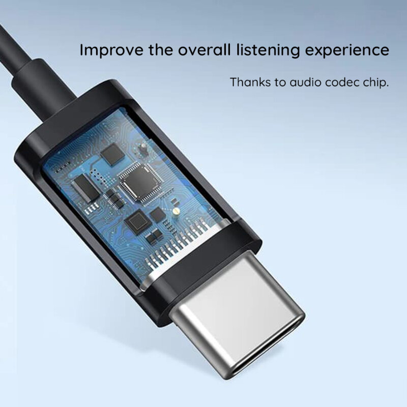 Casti half-in-ear cu fir Type-C Baseus Encok CZ17, negru