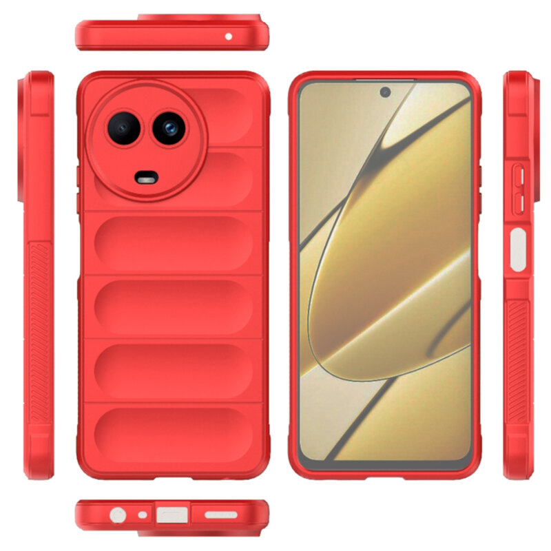 Husa Realme 11 5G Techsuit Magic Shield, rosu