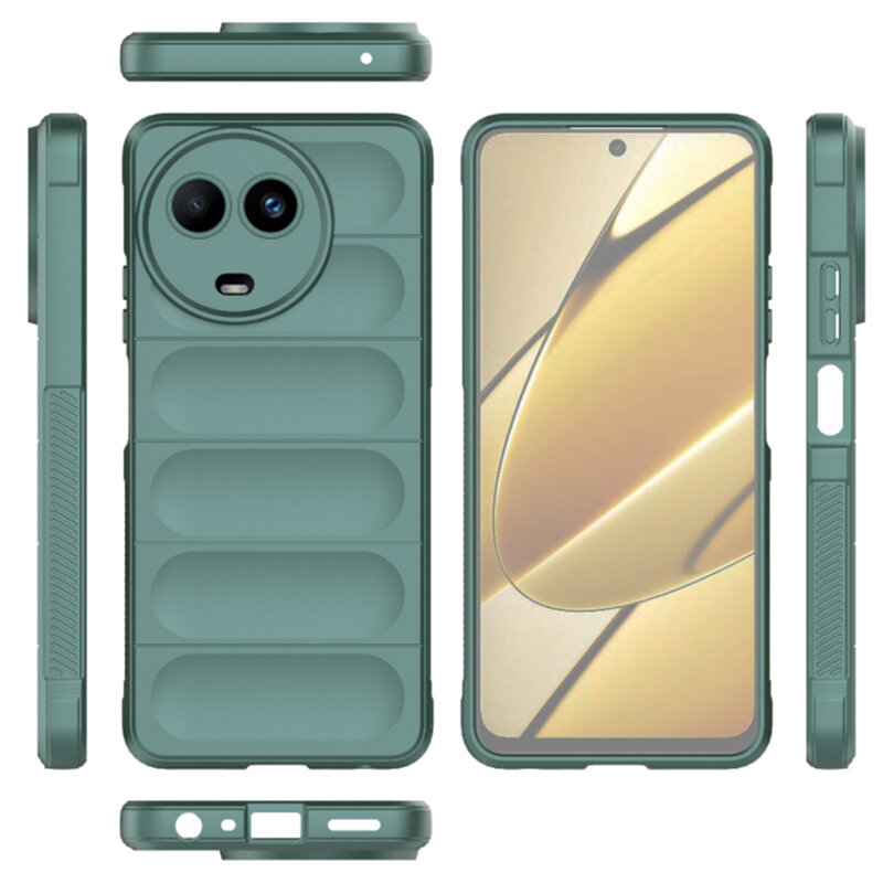 Husa Realme 11 5G Techsuit Magic Shield, verde