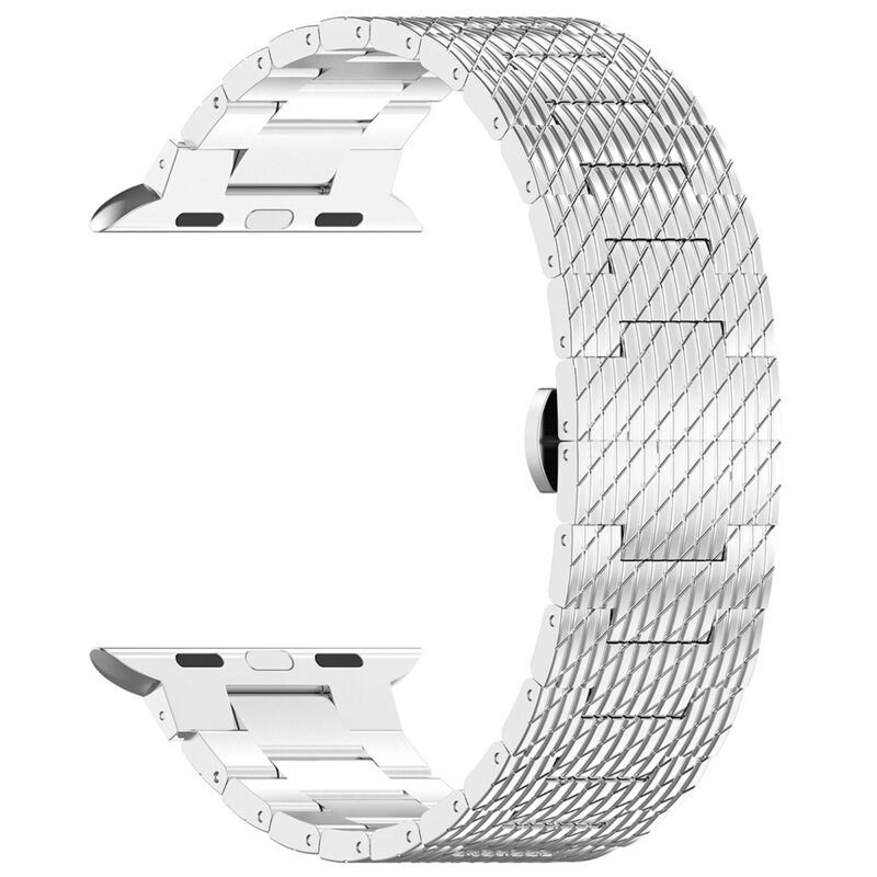 Curea premium Apple Watch 6 44mm Techsuit, argintiu, W052
