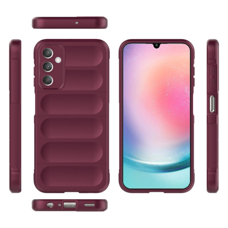 Husa Samsung Galaxy A25 5G Techsuit Magic Shield, bordo