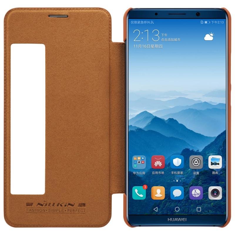 Husa Huawei Mate 10 Pro Flip Nillkin S-View QIN Maro