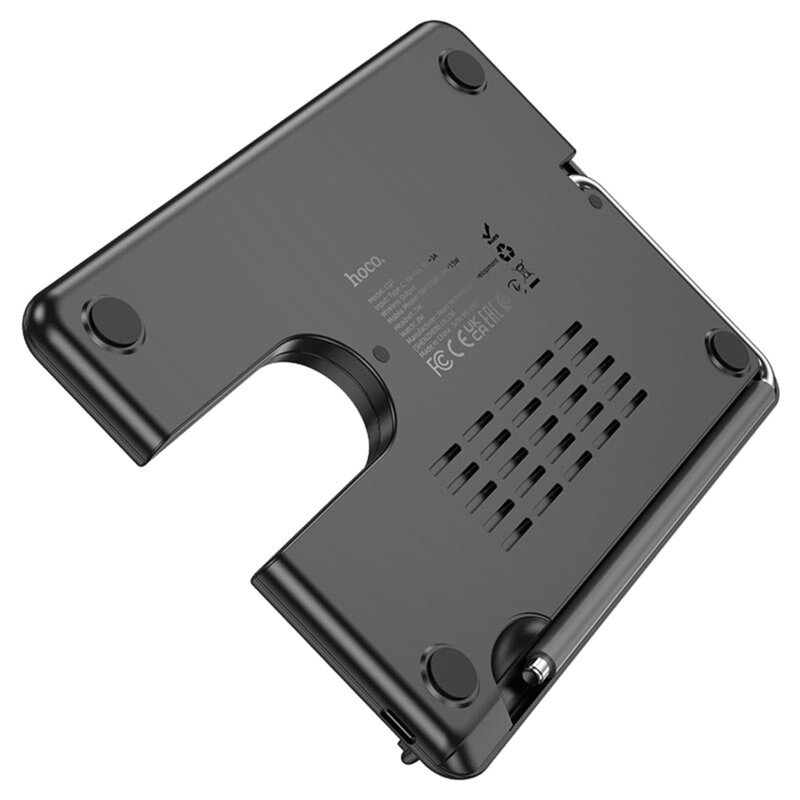 Statie incarcare wireless pentru Apple Hoco CQ1, 15W, negru