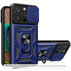 Husa Samsung Galaxy S21 Ultra 5G protectie camera Techsuit CamShield Series, albastru