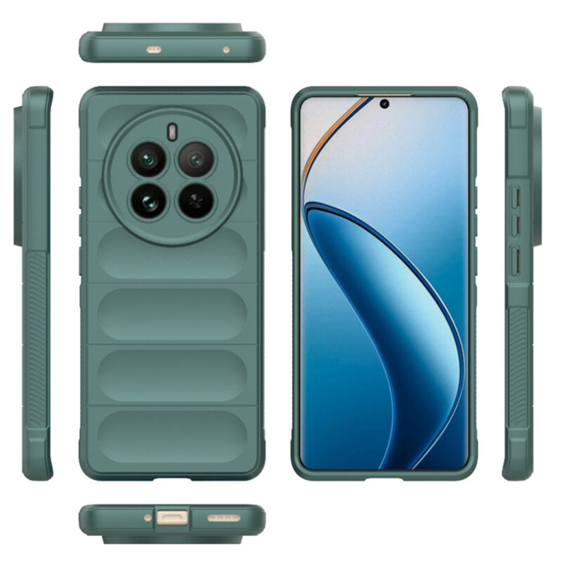 Husa Realme 12 Pro Techsuit Magic Shield, verde