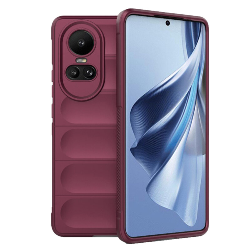 Husa Oppo Reno10 Techsuit Magic Shield, bordo