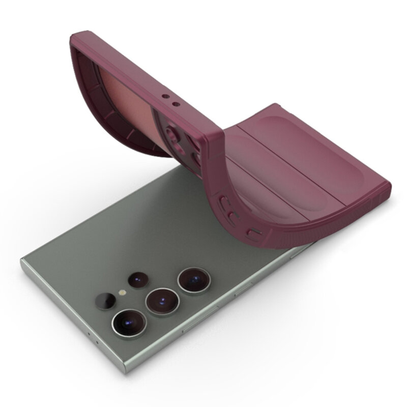 Husa Samsung Galaxy S23 Ultra Techsuit Magic Shield, rosu