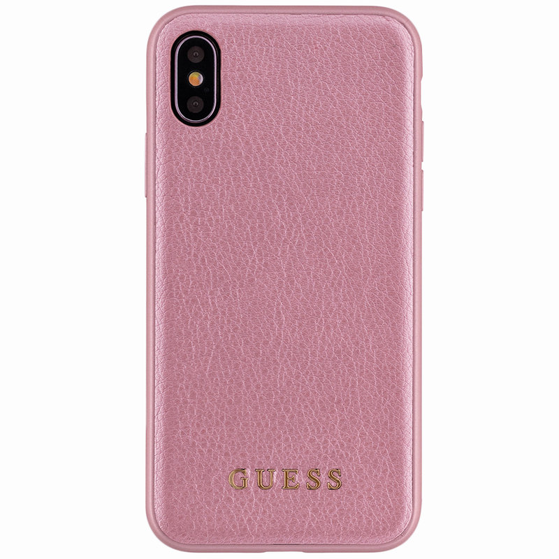 Bumper iPhone X, iPhone 10 Guess - Pink GUHCPXIGLRG