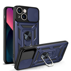 Husa iPhone 13 protectie camera Techsuit CamShield Series, albastru