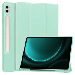 Husa Samsung Galaxy Tab S9 FE Plus Techsuit Flex Trifold, verde deschis