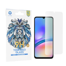 Folie sticla Samsung Galaxy A05s Lito 9H Tempered Glass, transparenta