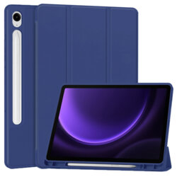 Husa Samsung Galaxy Tab S9 FE Techsuit Flex Trifold, bleumarin