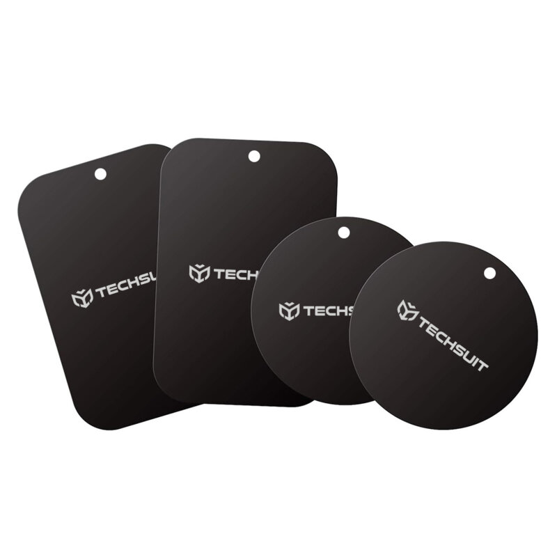 [Set 4x] Placuta metalica pentru suport magnetic telefon Techsuit MP04