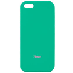 Husa Apple iPhone SE, 5, 5S Roar Colorful Jelly Case Mint Mat