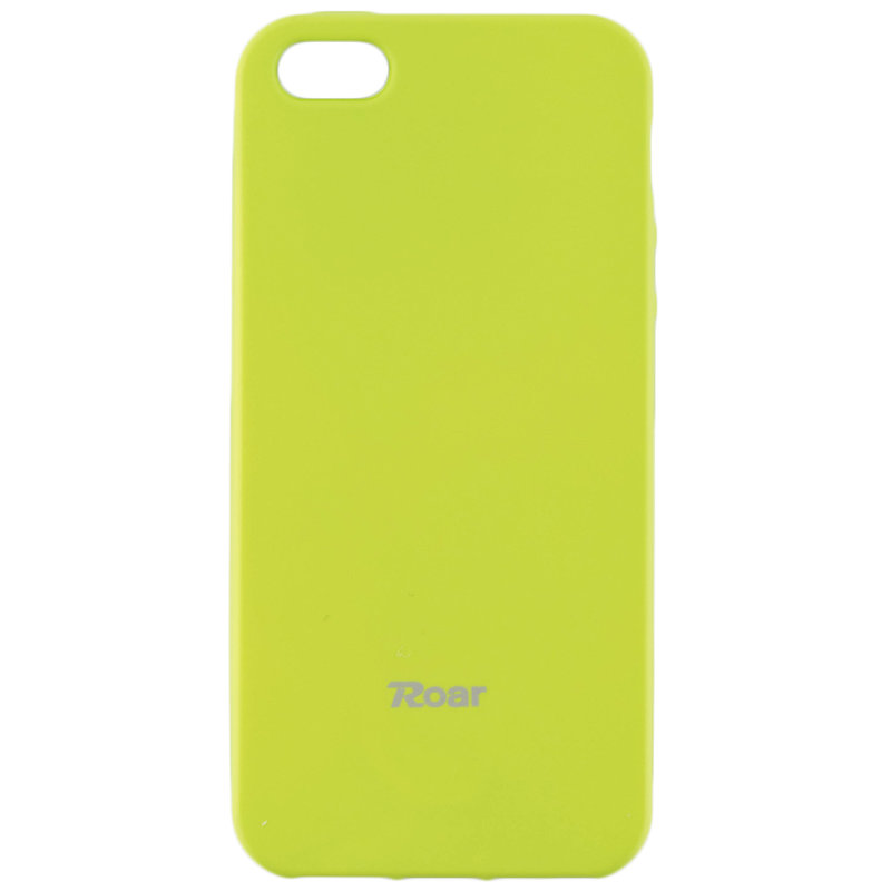 Husa Apple iPhone SE, 5, 5S Roar Colorful Jelly Case Verde Mat