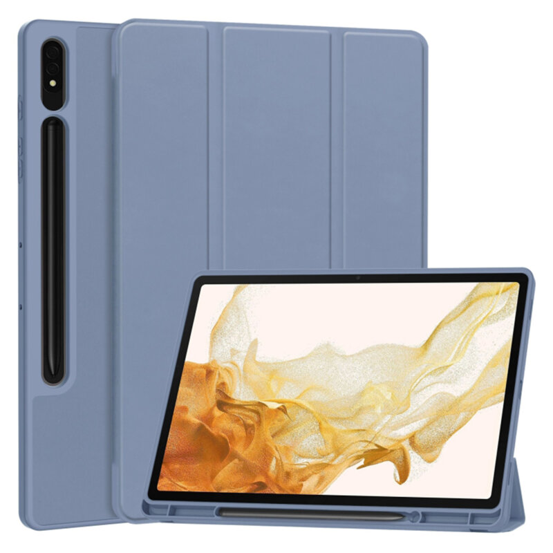 Husa Samsung Galaxy Tab S8 Plus Techsuit Flex Trifold Pen, mov