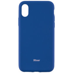 Husa Apple iPhone X, iPhone 10 Roar Colorful Jelly Case Bleu Mat