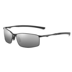Ochelari dreptunghiulari polarizati Techsuit, gun negru, 559