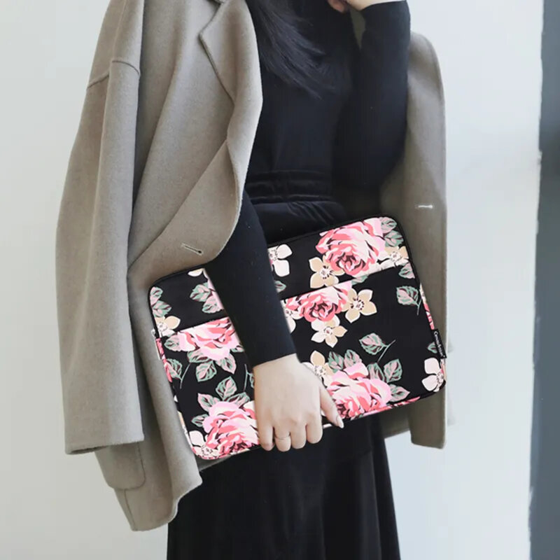 Geanta, husa pentru laptop 15-16 inch CanvasArtisan, negru, H40-11