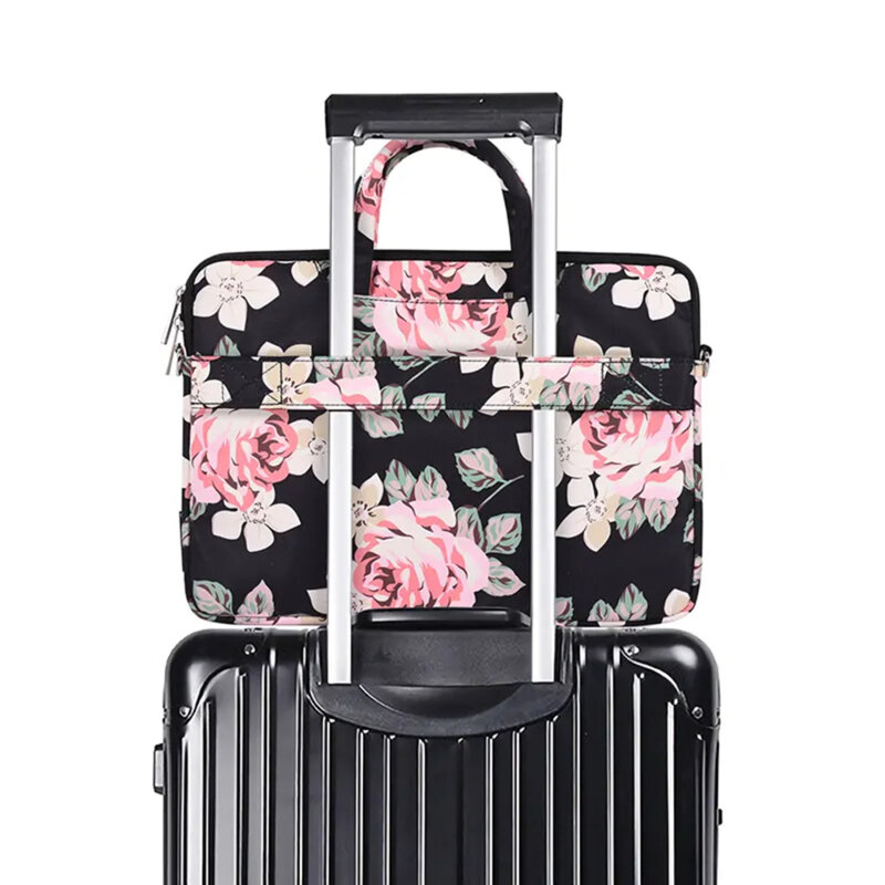 Geanta, servieta pentru laptop 13-14 inch CanvasArtisan, negru, H40-C22