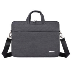 Geanta laptop 15-16 inch CanvasArtisan, gri inchis, L3-C12