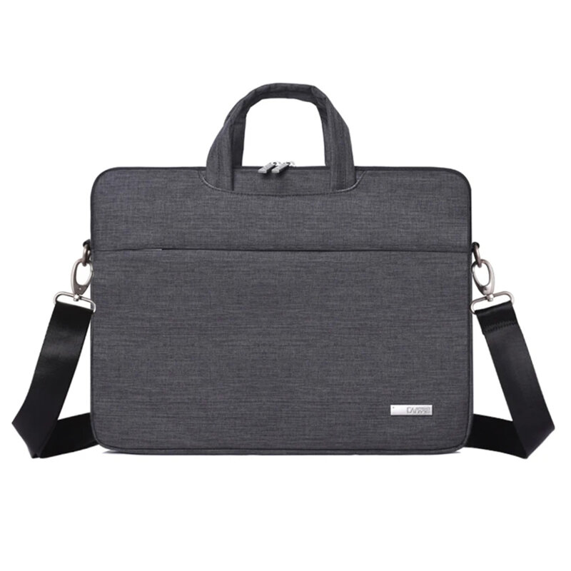 Geanta laptop 13-14 inch CanvasArtisan, gri inchis, L3-C12