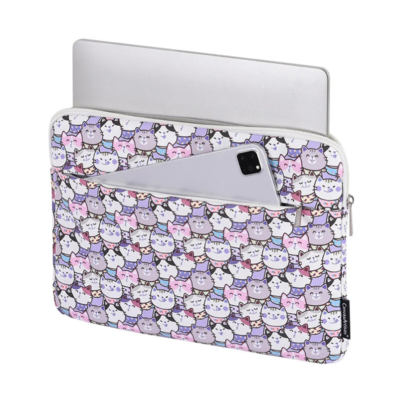 Husa pentru laptop 13-14 inch CanvasArtisan, multicolor, H79-11
