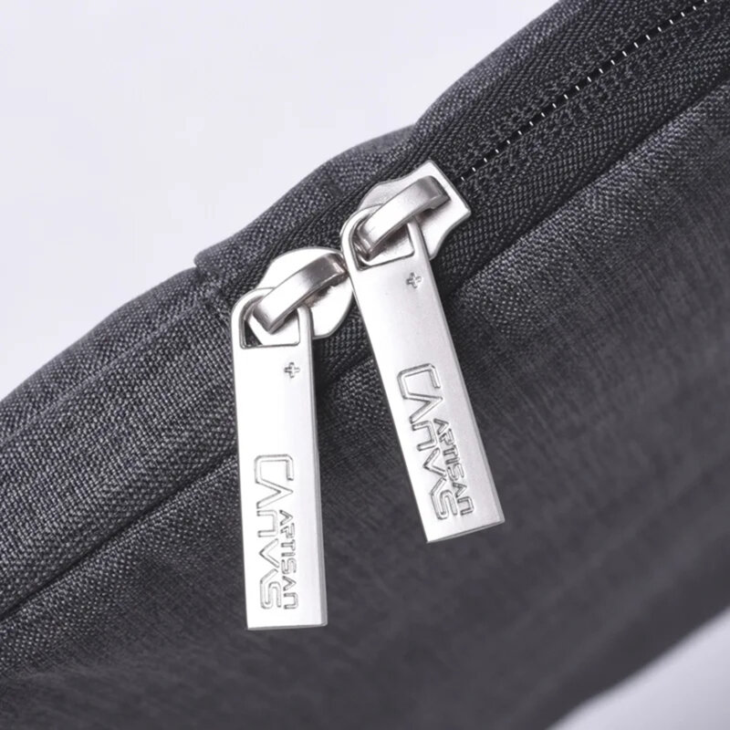 Geanta laptop 13 - 14 inch CanvasArtisan, gri inchis, L2-01