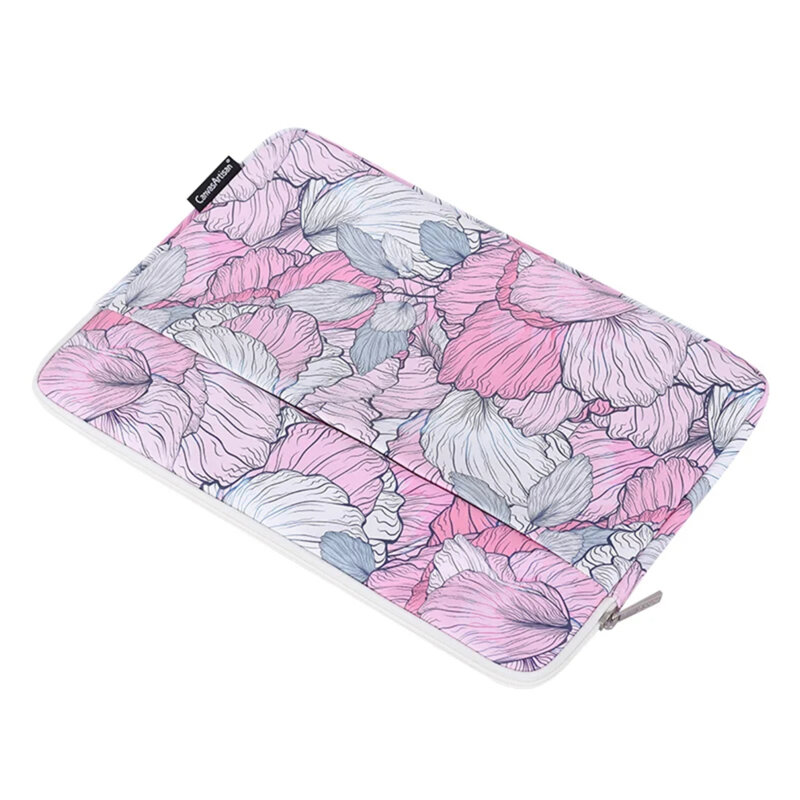 Husa pentru laptop 13-14 din piele CanvasArtisan, roz, G56-11