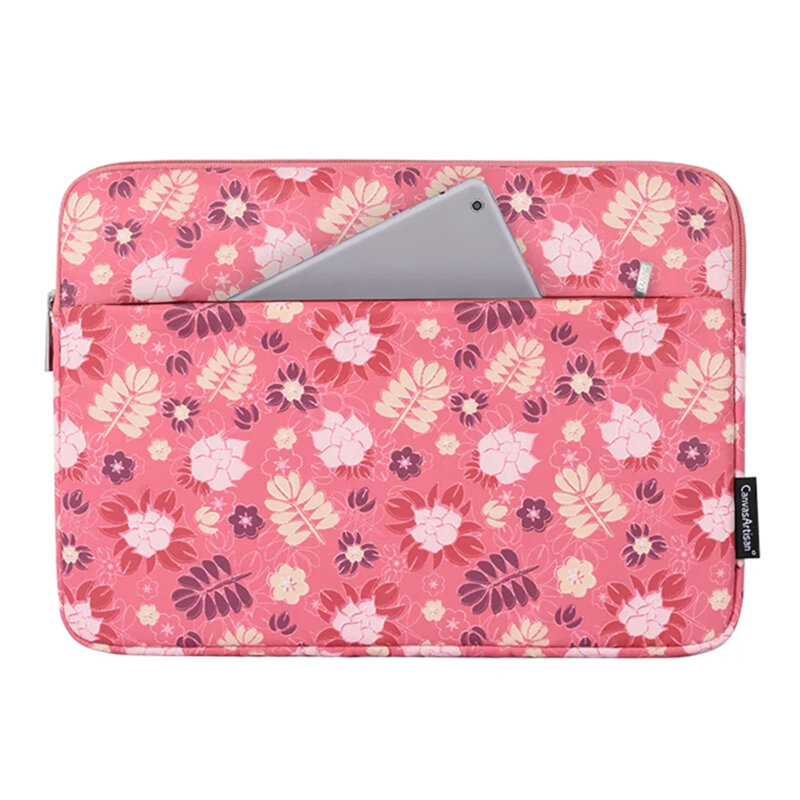 Geanta laptop 15 - 16 inch CanvasArtisan, roz, H24-11