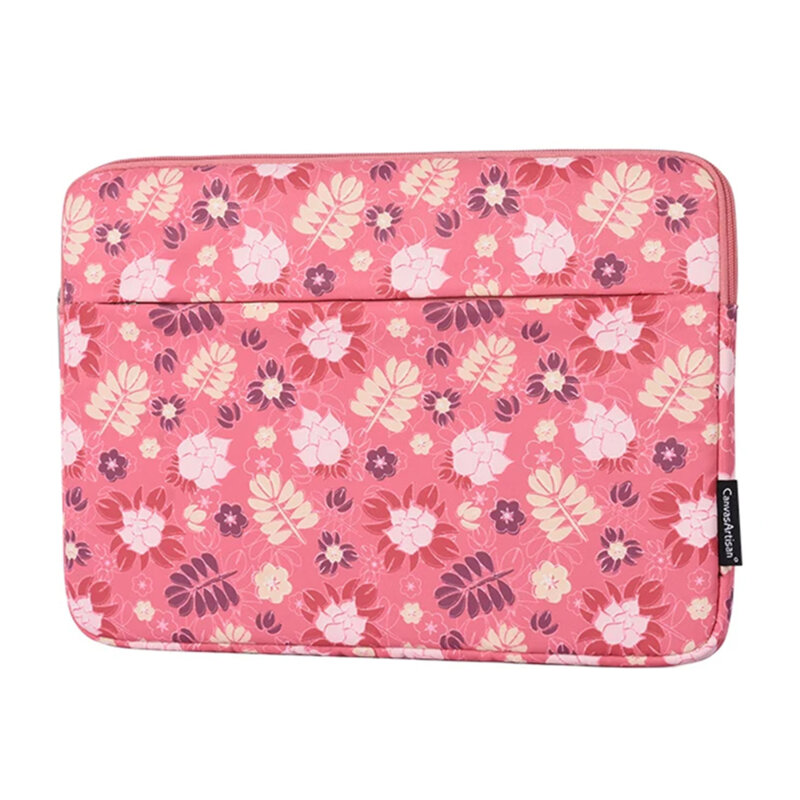 Geanta laptop 13 - 14 inch CanvasArtisan, roz, H24-11