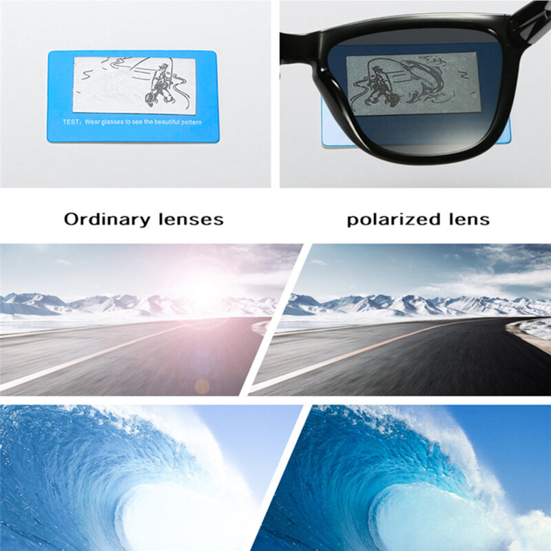 Ochelari de soare barbati polarizati Techsuit, negru, 0717