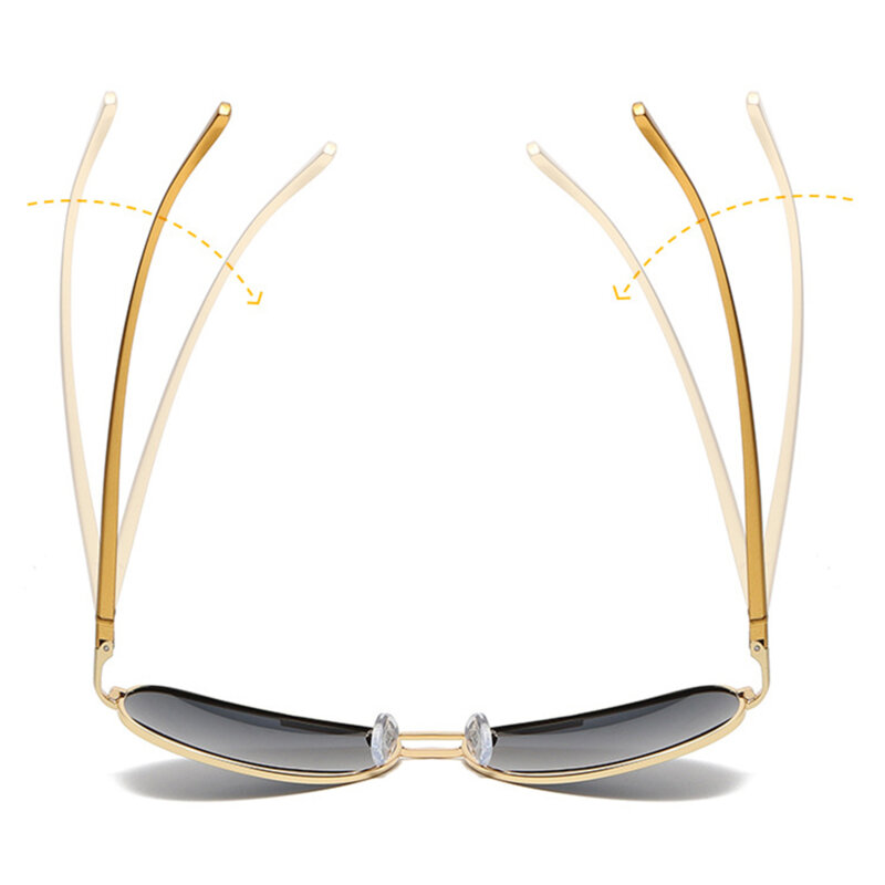 Ochelari aviator polarizati barbati Techsuit, gun negru, 2150