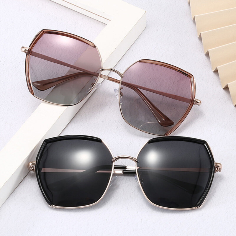 Ochelari soare hexagonali polarizati Techsuit, negru, 9768