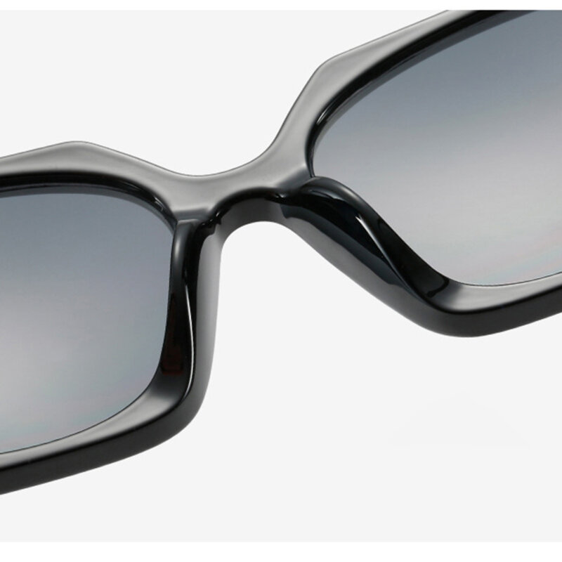 Ochelari cat eye voluminosi dama Techsuit, negru, 3967
