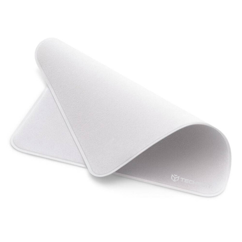 Laveta curatare ecran, polish display telefon Techsuit, alb