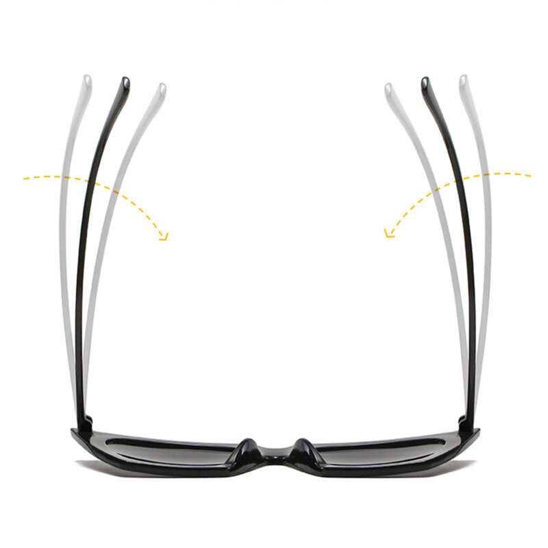 Ochelari de soare patrati dama Techsuit, alb, 5154