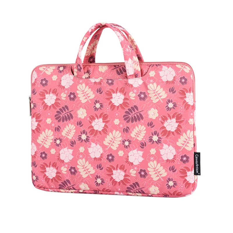 Geanta laptop business 13-14 inch CanvasArtisan, roz, H24-B01