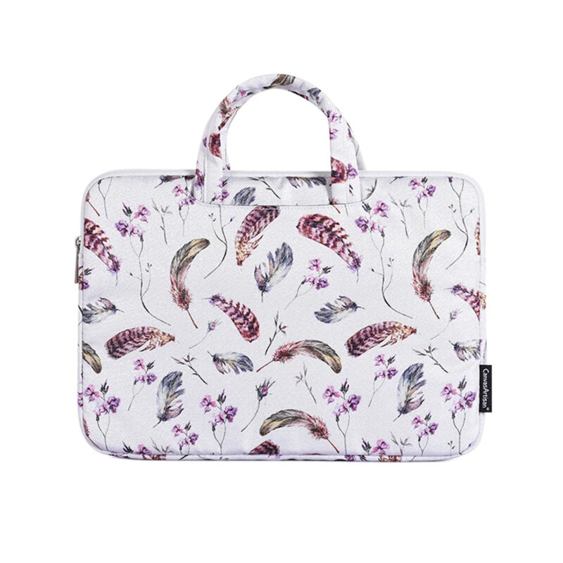 Geanta pentru laptop 13-14 inch CanvasArtisan, alb, H9-B01