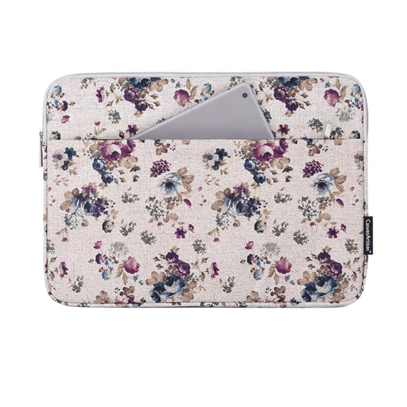 Geanta laptop 13 - 14 inch CanvasArtisan, galben, H2-12