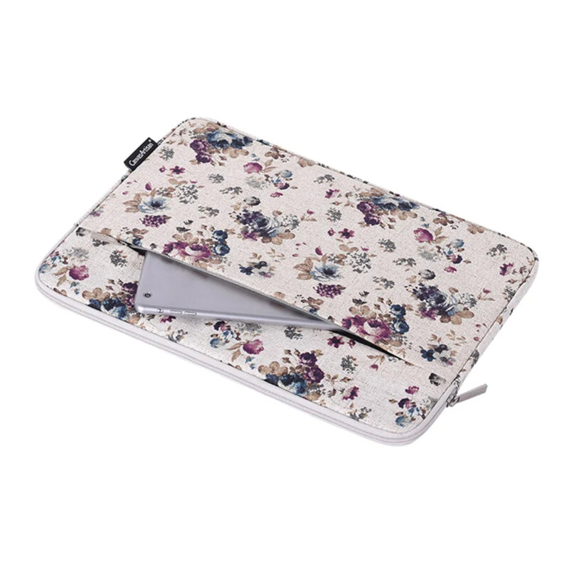 Geanta laptop 13 - 14 inch CanvasArtisan, galben, H2-12