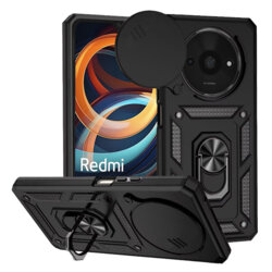 Husa Xiaomi Redmi A3 protectie camera Techsuit CamShield Series, negru